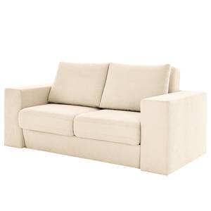 Sofa Looks-V1 (2-Sitzer) Microfaser Marta: Creme - Breite: 192 cm