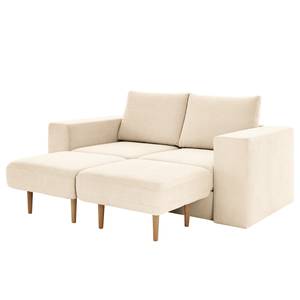 Sofa Looks-V1 (2-Sitzer) Microfaser Marta: Creme - Breite: 192 cm