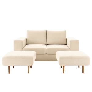 Sofa Looks-V1 (2-Sitzer) Microfaser Marta: Creme - Breite: 192 cm