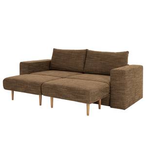 Sofa Looks-V1 (3-Sitzer) Webstoff Folmar: Braun