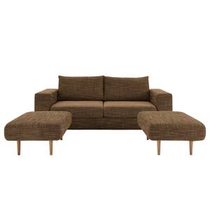 Sofa Looks-V1 (3-Sitzer) Webstoff Folmar: Braun