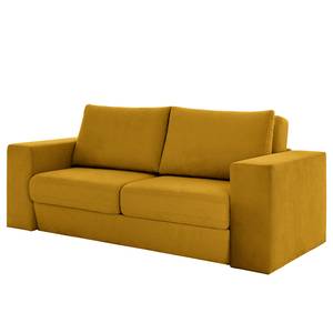 Sofa Looks-V1 (2-Sitzer) Microfaser Marta: Senfgelb - Breite: 212 cm