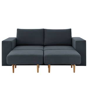 Sofa Looks-V1 (2-Sitzer) Microfaser Marta: Dunkelblau - Breite: 212 cm