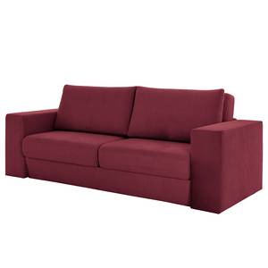 Sofa Looks-V1 (3-Sitzer) Microfaser Marta: Bordeaux