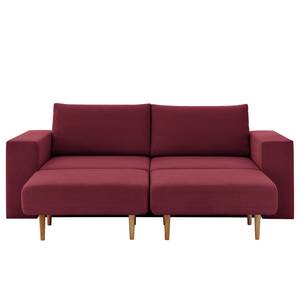 Sofa Looks-V1 (3-Sitzer) Microfaser Marta: Bordeaux