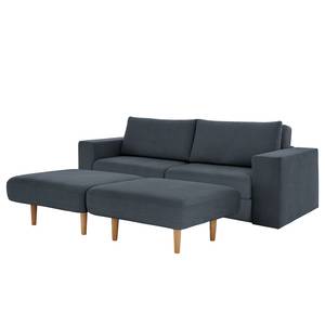 Sofa Looks-V1 (3-Sitzer) Microfaser Marta: Dunkelblau