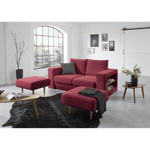 Sofa Looks V-2 (2-Sitzer) Microfaser Marta: Bordeaux - Breite: 172 cm