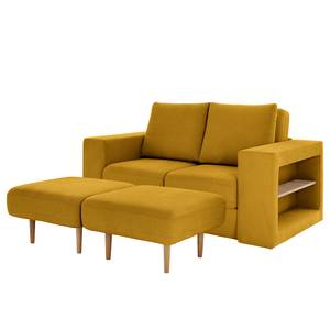 Sofa Looks V-2 (2-Sitzer) Microfaser Marta: Senfgelb - Breite: 172 cm