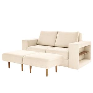 Sofa Looks V-2 (2-Sitzer) Microfaser Marta: Creme - Breite: 192 cm