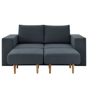 Sofa Looks V-2 (2-Sitzer) Microfaser Marta: Dunkelblau - Breite: 192 cm