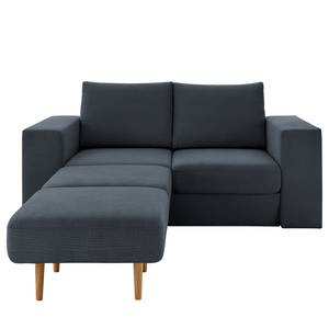 Sofa Looks V-2 (2-Sitzer) Microfaser Marta: Dunkelblau - Breite: 192 cm