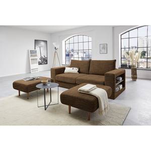 Sofa Looks-V2 (3-Sitzer) Webstoff Folmar: Braun