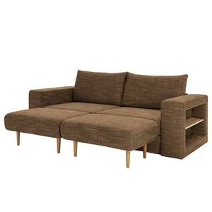 Sofa Looks-V2 (3-Sitzer) Webstoff Folmar: Braun