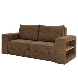 Sofa Looks V-2 (2-Sitzer) Webstoff Folmar: Braun - Breite: 212 cm