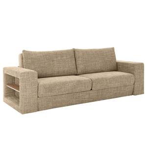 Sofa Looks-V2 (3-Sitzer) Webstoff Folmar: Hellbraun