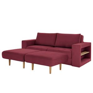 Sofa Looks-V2 (3-Sitzer) Microfaser Marta: Bordeaux