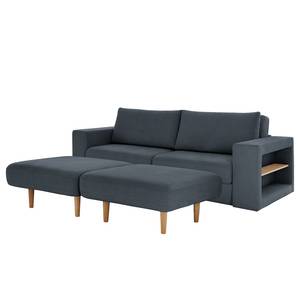 Sofa Looks-V2 (3-Sitzer) Microfaser Marta: Dunkelblau