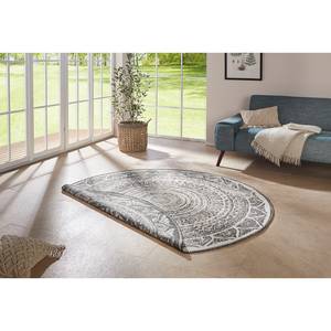 Tapis intérieur/extérieur Siruma Polypropylène - Gris - Diamètre : 140 cm