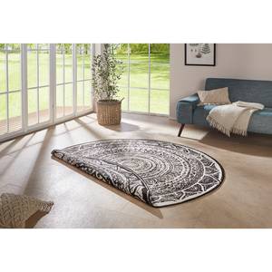 Tapis intérieur/extérieur Siruma Polypropylène - Noir - Diamètre : 200 cm