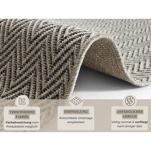 Tapis de couloir int. / ext. Nature 500 Polypropylène - Anthracite - 80 x 450 cm