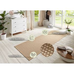 Tapis de couloir int. / ext. Nature 600 Polypropylène - Beige - 80 x 250 cm