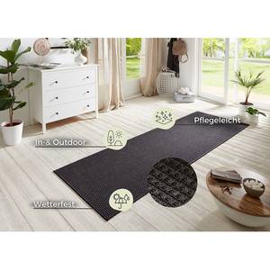 Tapis de couloir int. / ext. Nature 600 Polypropylène - Anthracite - 80 x 450 cm