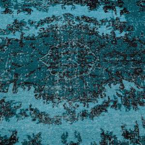 Laagpolig vloerkleed Kelim Pop Turquoise - 300 x 200 cm