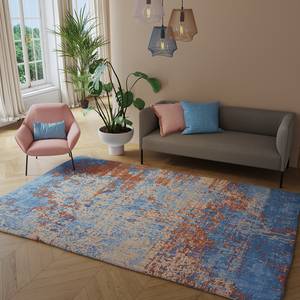 Tapis Angus Coton / Polyester - Bleu