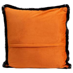 Coussin Panter Polyester - Orange / Noir