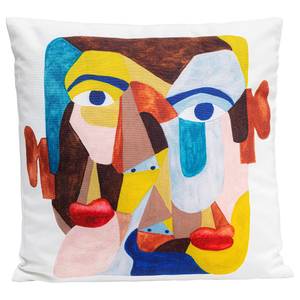 Coussin Artistic Face Polyester - Multicolore