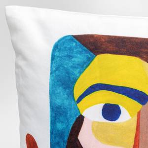Coussin Artistic visage Polyester - Multicolore