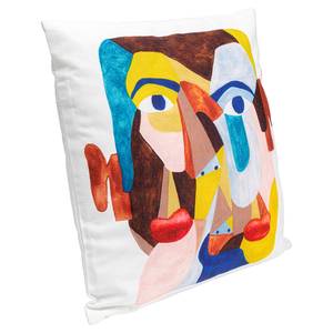 Coussin Artistic Face Polyester - Multicolore