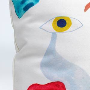 Coussin Artistic Eyes Polyester - Multicolore