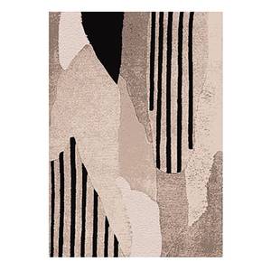 Kurzflorteppich Graphic Art Baumwolle / Polyester - Mehrfarbig - 170 x 240 cm