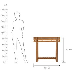 Pflanzenkasten NEW GARDENING FSC®-zertifiziertes Akazienholz - Natur