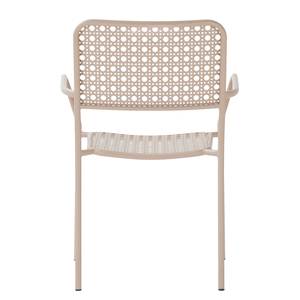 Chaise de jardin VIENNA Acier - Beige