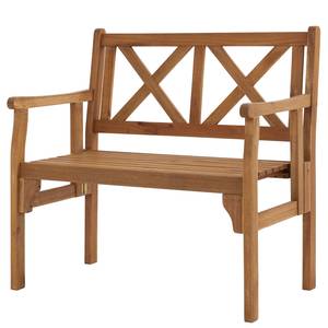 Banc de jardin LOVEBIRD Partiellement en acacia massif - Naturel