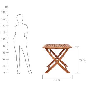 Tuintafel SOMERSET II FSC®-gecertificeerd acaciahout - bruin