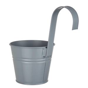 Pflanztopf ZINC Höhe 11 cm Zink - Grau