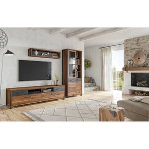 Meuble TV Belchatow Marron - Bois manufacturé - 187 x 53 x 50 cm