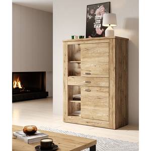 Woonwand Kilcar (4-delig) Eikenhouten look