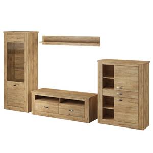 Woonwand Kilcar (4-delig) Eikenhouten look