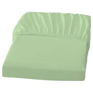 Drap-housse en jersey élastique Coton / Élasthanne - Menthe - 140 - 160 x 200-220 cm