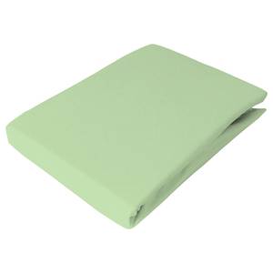 Elastic-Jersey-Spannbetttuch Baumwolle / Elasthan - Mint - 140-160 x 200-220 cm