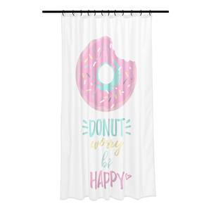 Douchegordijn Donut polyester - meerdere kleuren