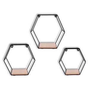 Etagère Murale en Forme Hexagone Kaya, Je commande !