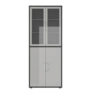 Aktenschrank Homebase VII Esche Schwarz Dekor