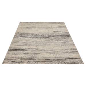 Kurzflorteppich Saragossa Polypropylen / Polyester - Grau / Beige - 120 x 170 cm