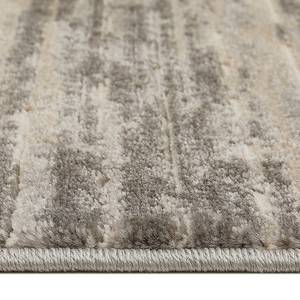 Laagpolig vloerkleed Saragossa polypropeen/polyester - Grijs/beige - 120 x 170 cm