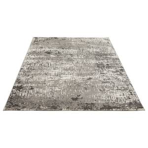 Laagpolig vloerkleed Saragossa polypropeen/polyester - Donkergrijs/lichtgrijs - 120 x 170 cm